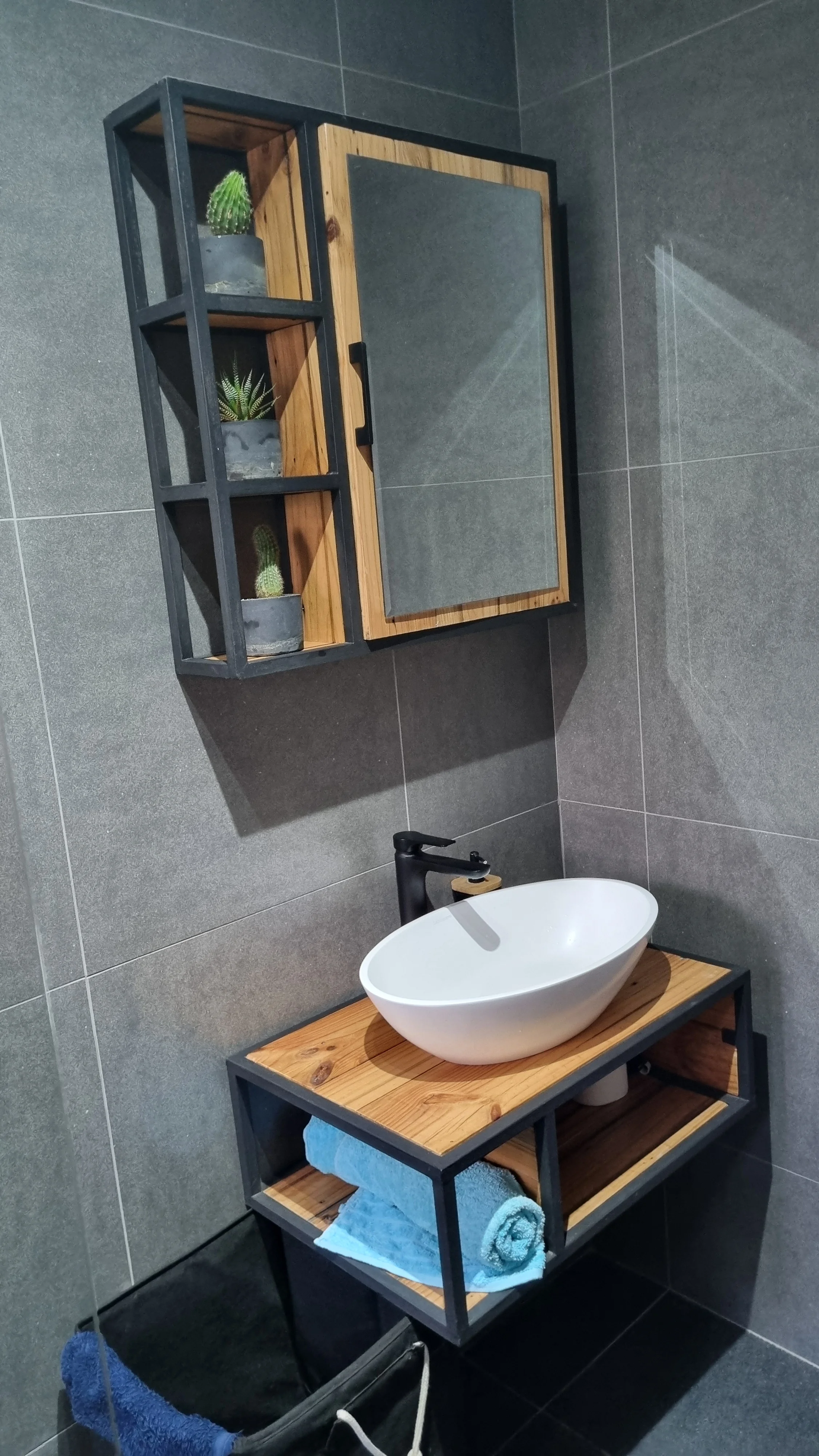 Bespoke Cabinetry - Mirror and Basin Set