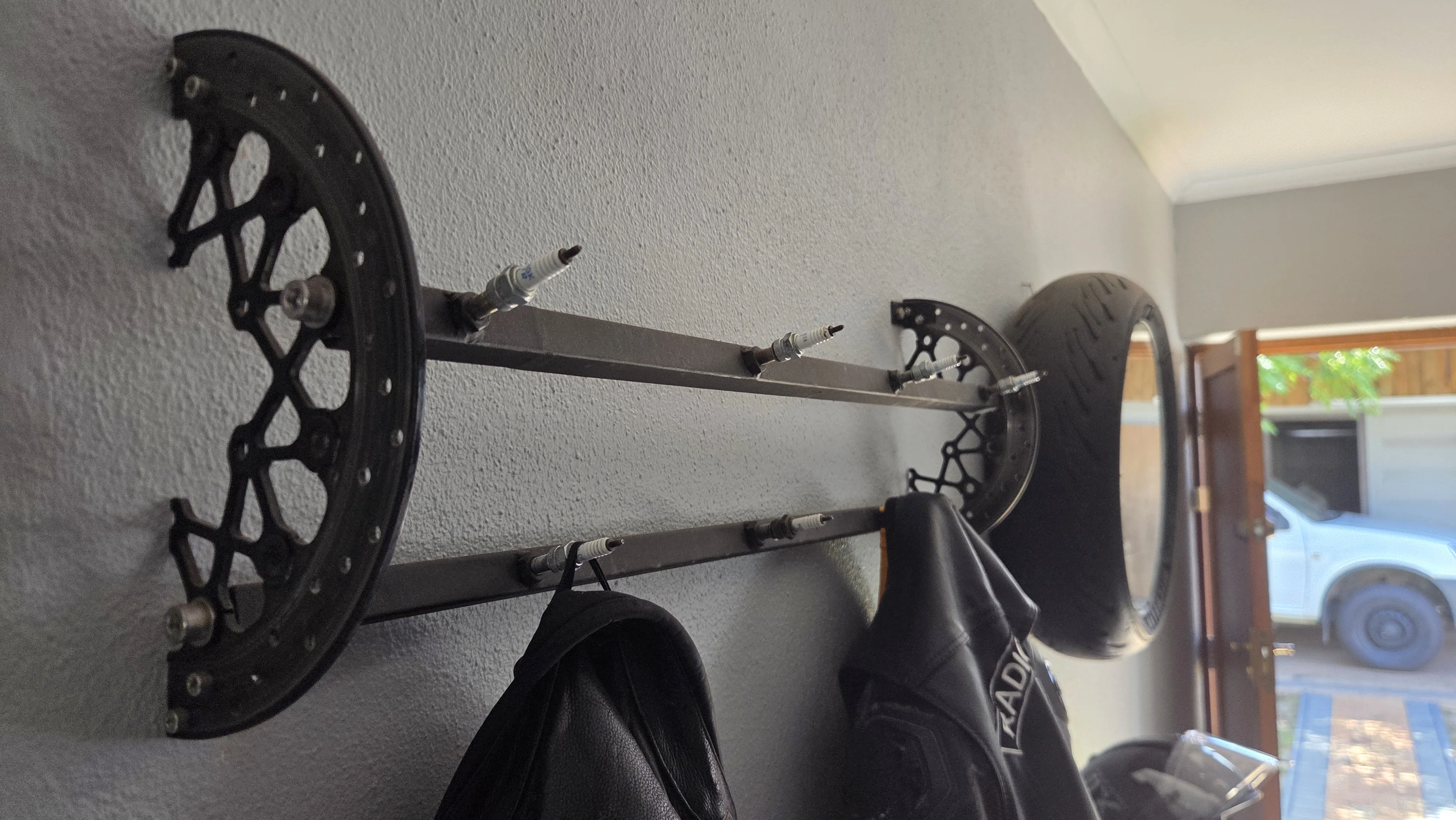 Enthusiast Gear - Brake Caliper Spark Plug Coat Rack