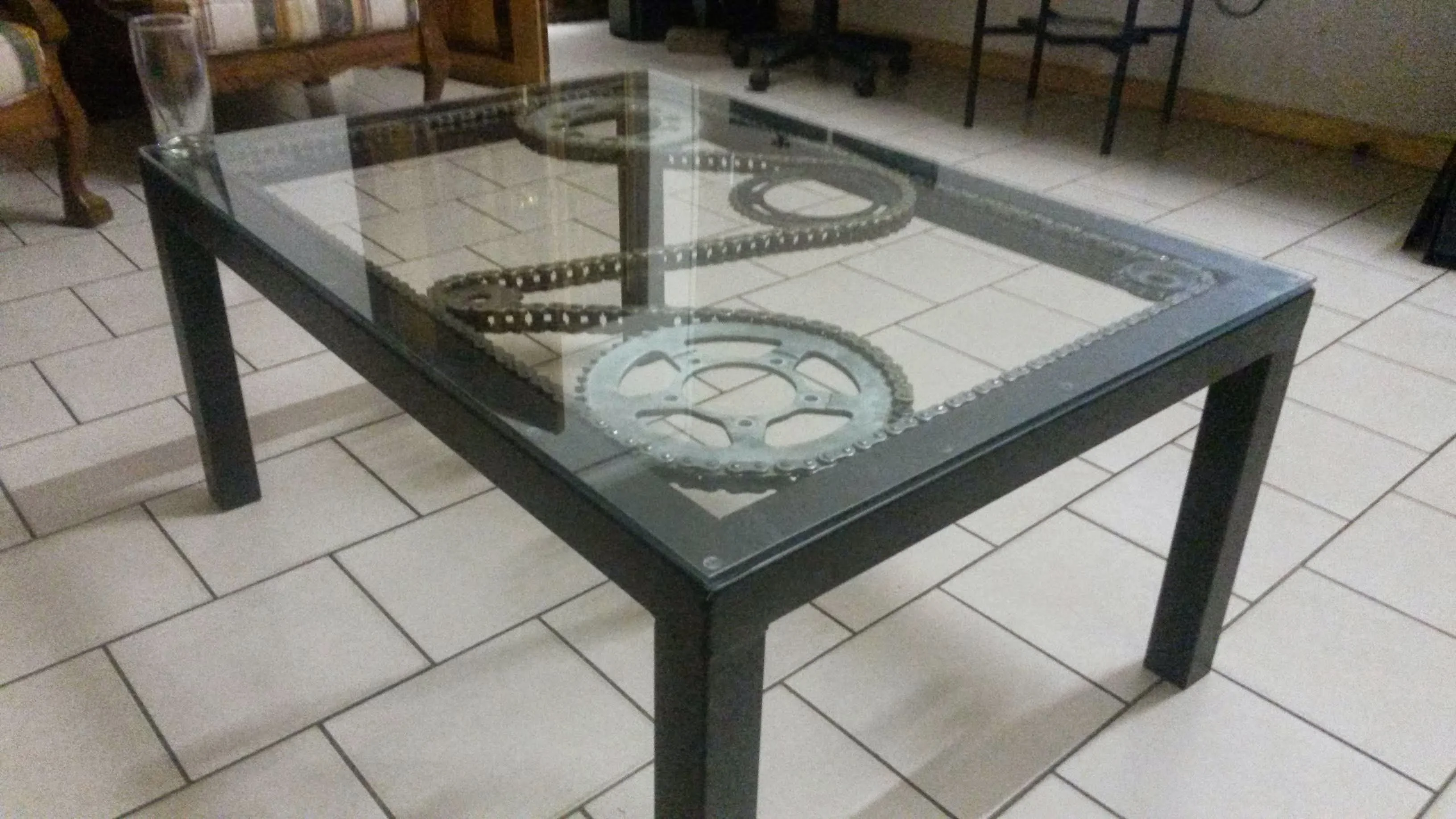 Coffee Tables & TV Stands - Sprocket Table Detail